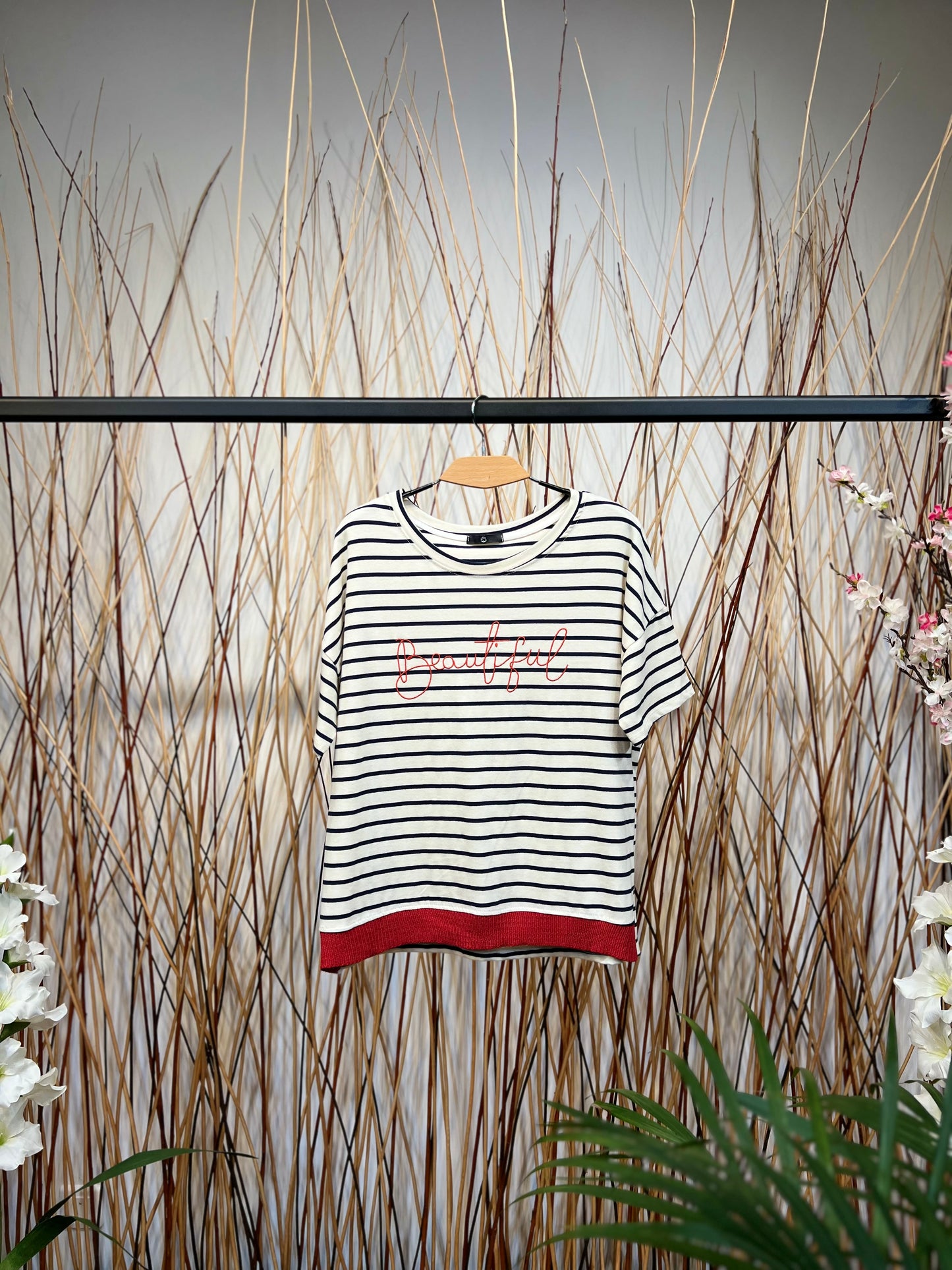 "Beautiful" 100% Cotton Sailor T-Shirt