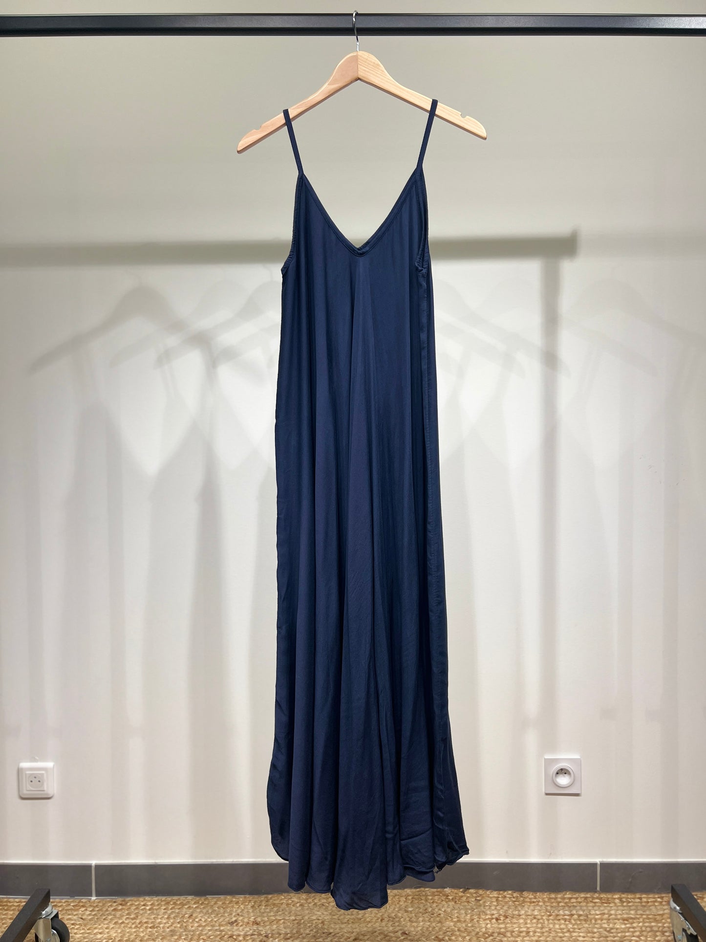 Robe Maxi Bretelle Fine 100% Viscose