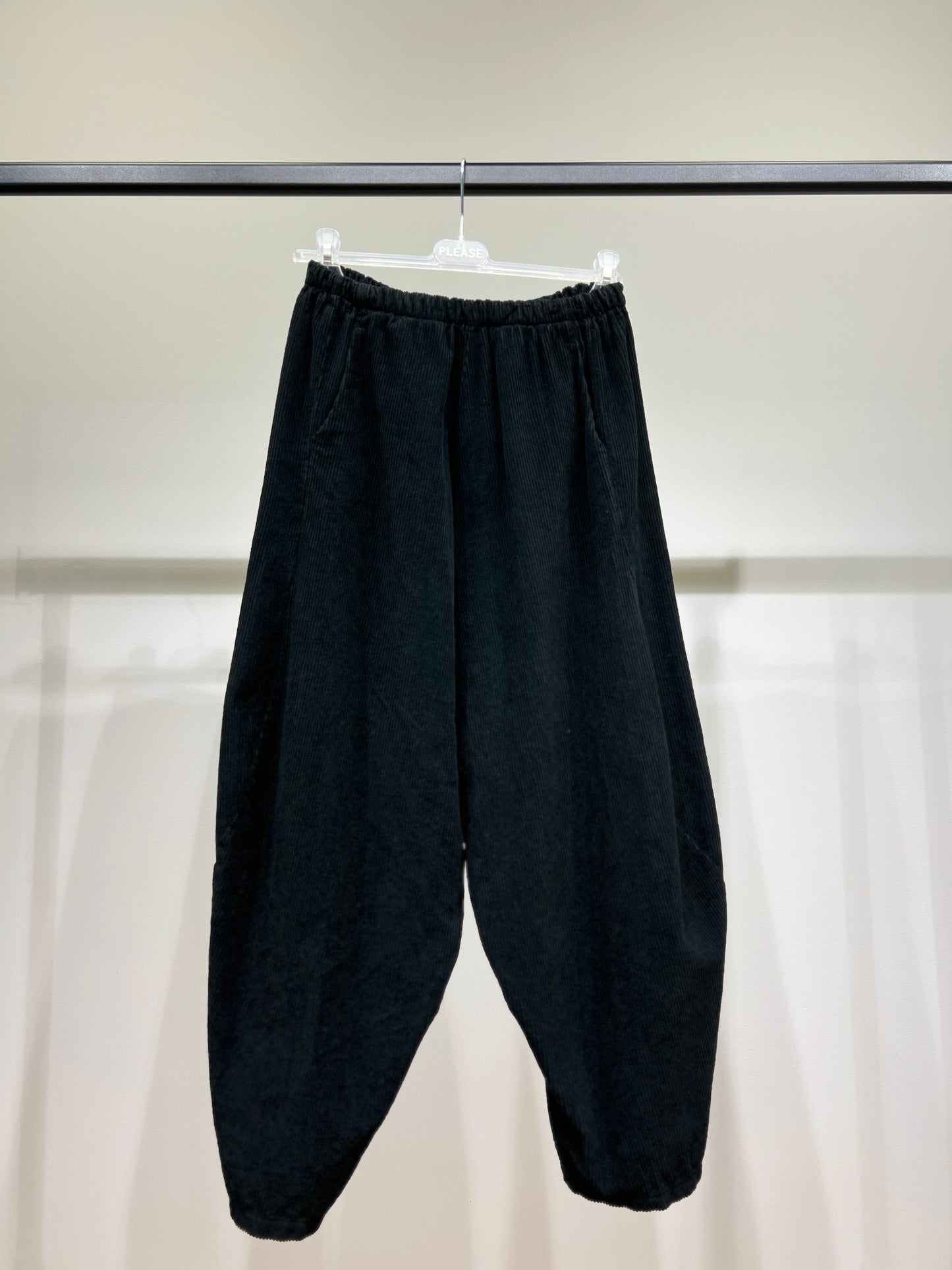 Pantalon Ballon Taille Élastique Velours Côtelé 100% Coton