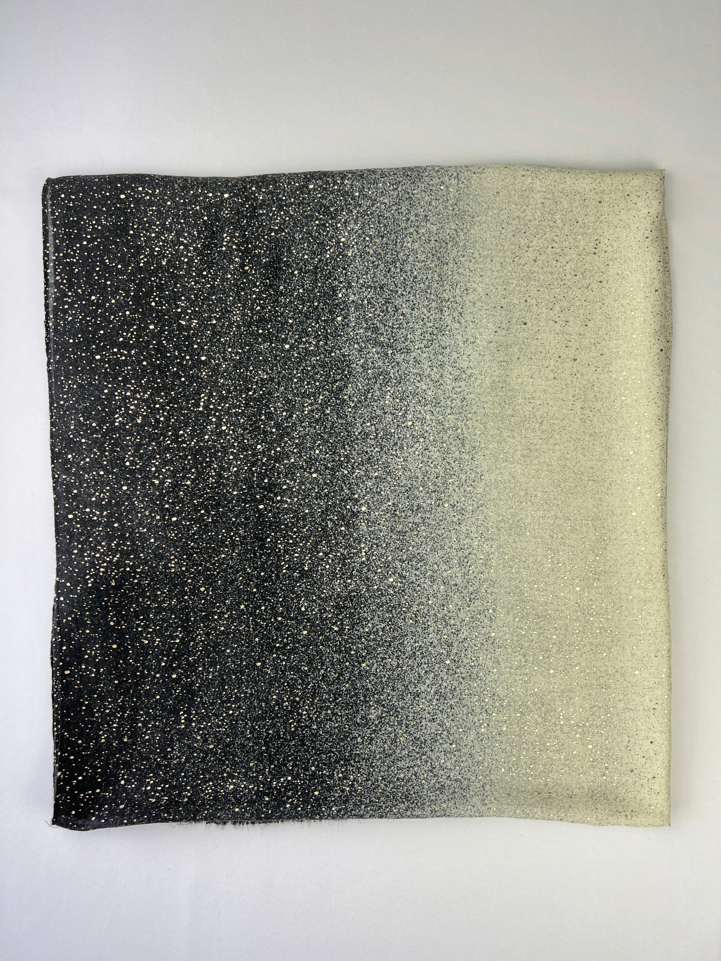 Foulard Motifs Dégradé à Paillettes Argentées