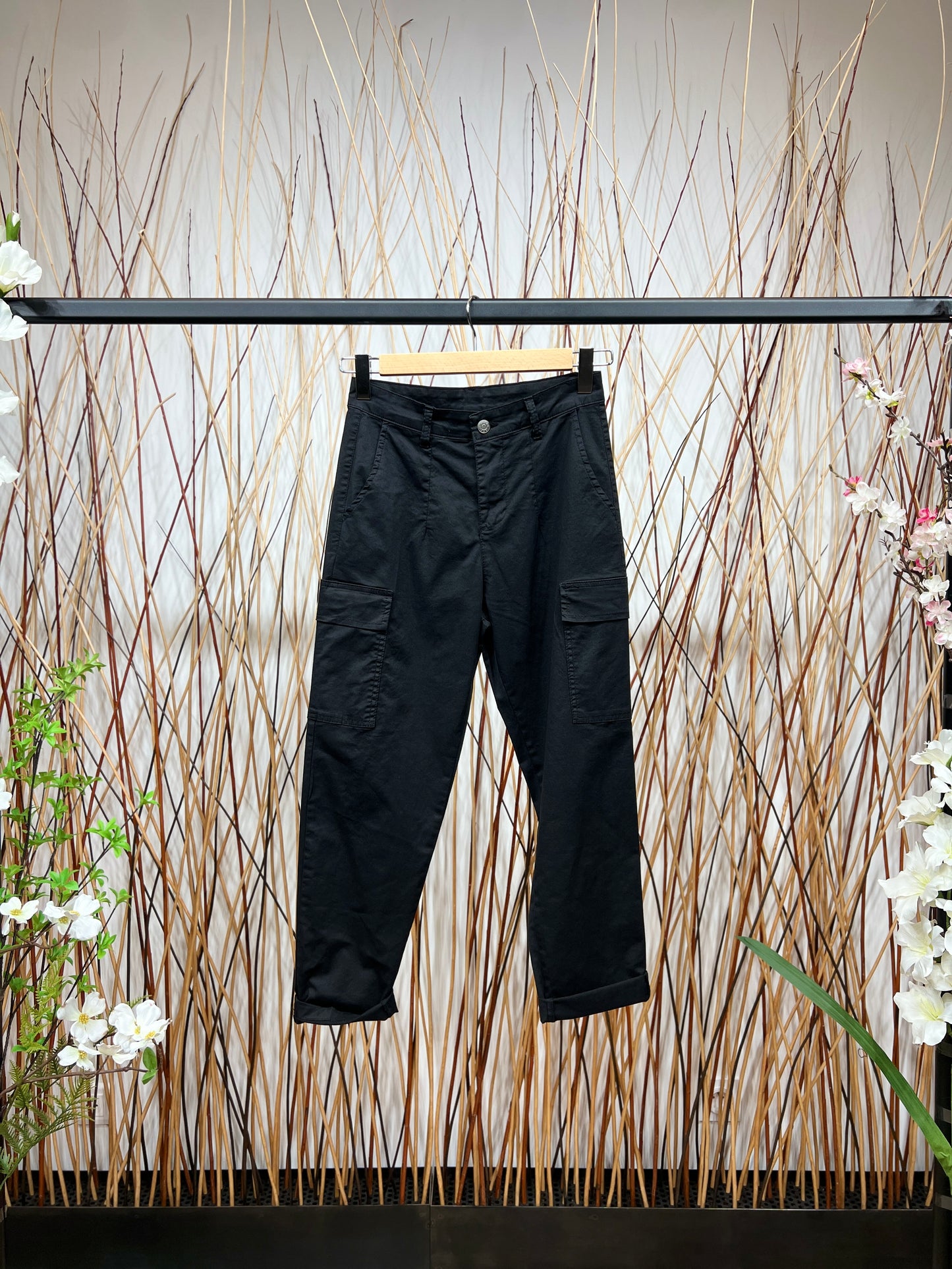 Pantalon Cargo Coupe Large Ballon Taillé