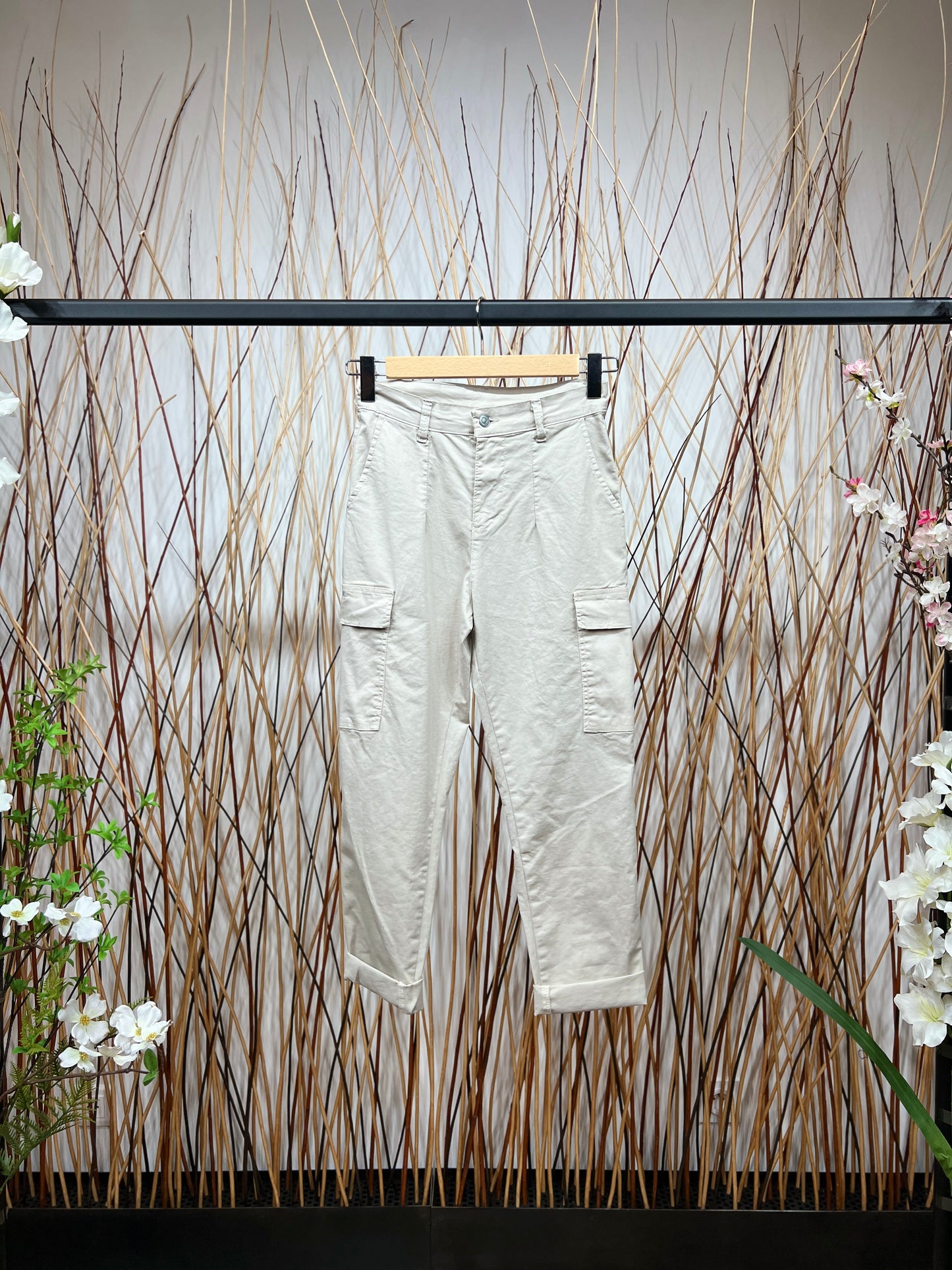 Pantalon Cargo Coupe Large Ballon Taillé