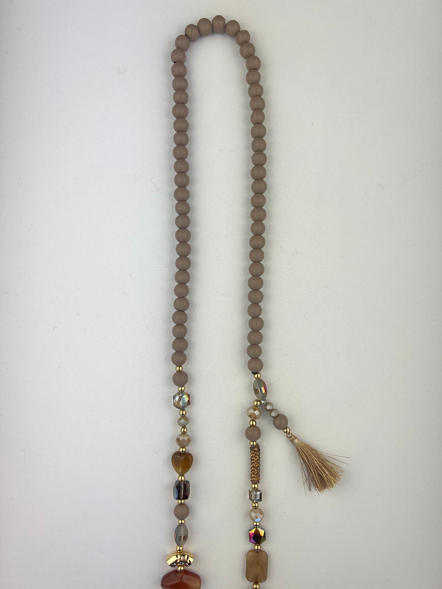 Collier Sautoir Pendentif Perles Et Pampilles Bohème Chic