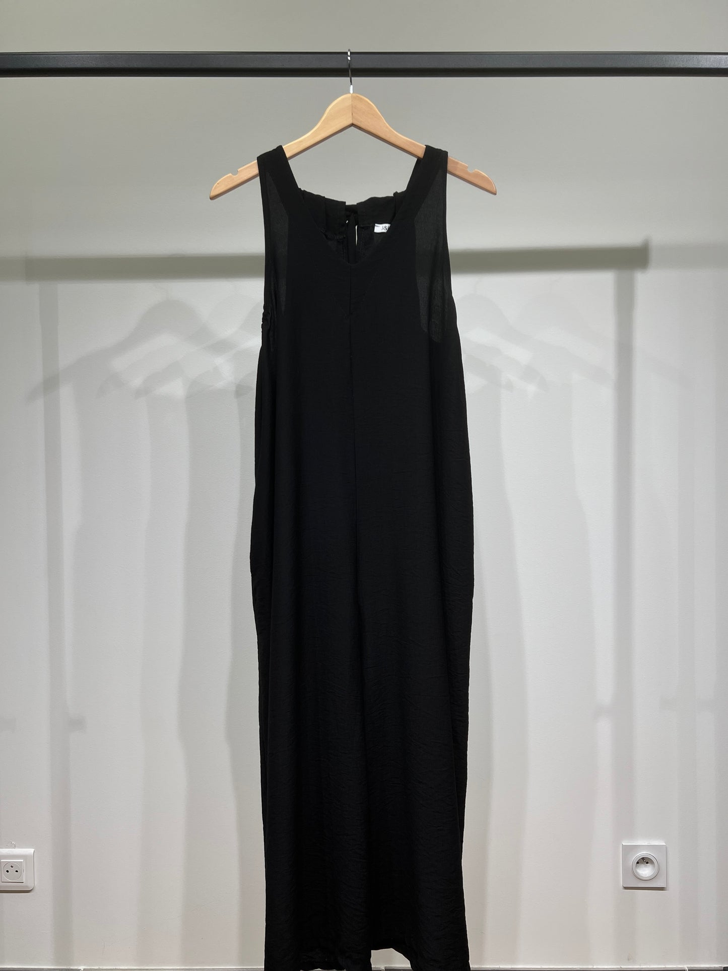 Combinaison Pantalon Fluide Coupe Palazzo Dos à Nouer Poches