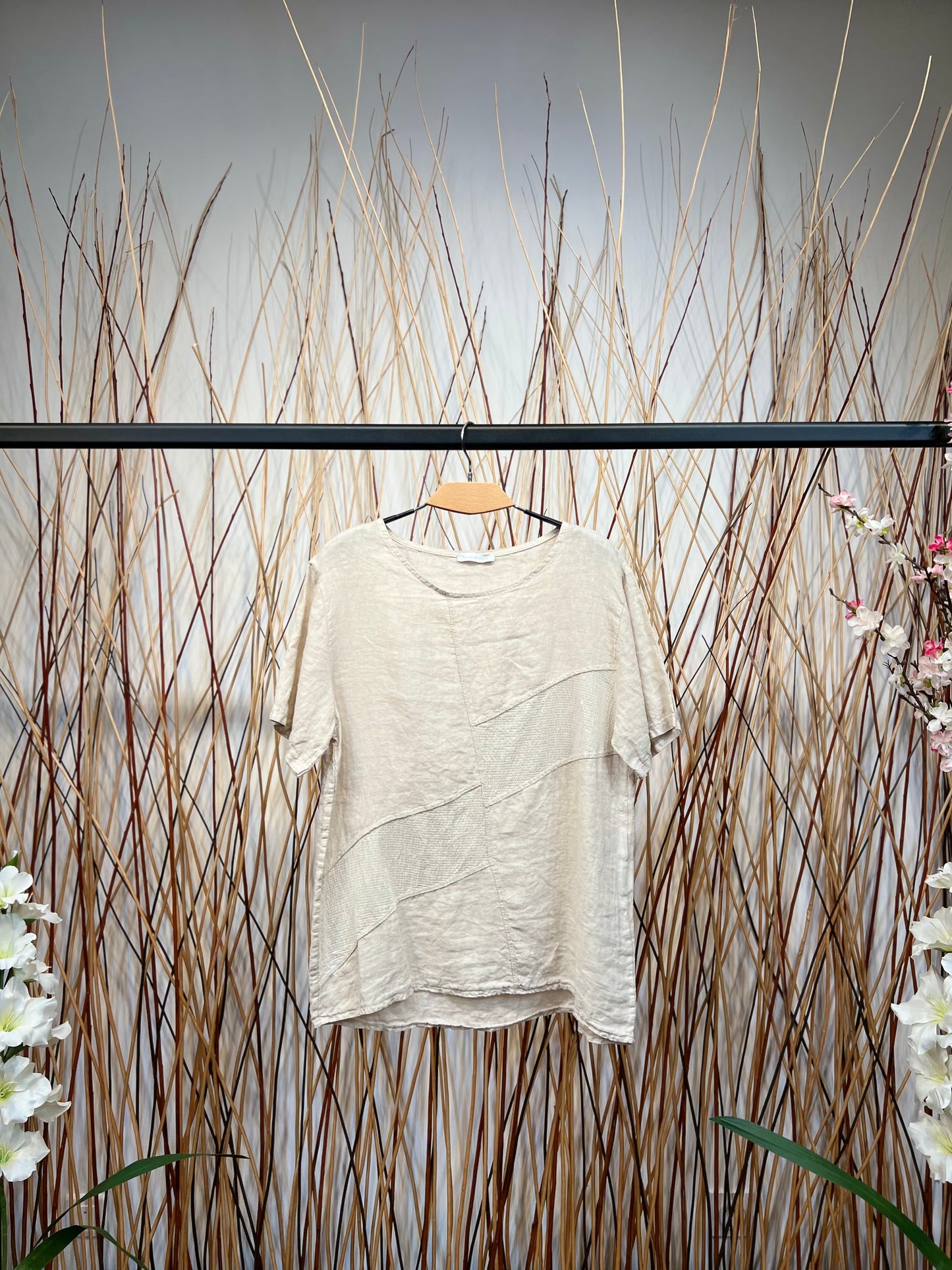 T-Shirt Col Rond 100% Lin