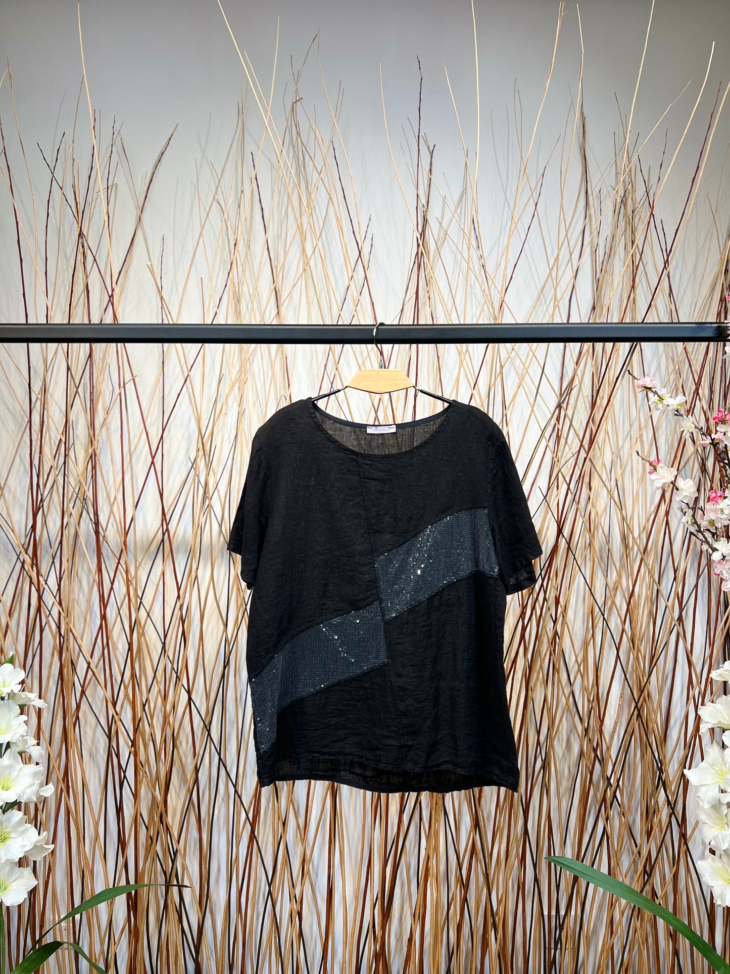 T-Shirt Col Rond 100% Lin