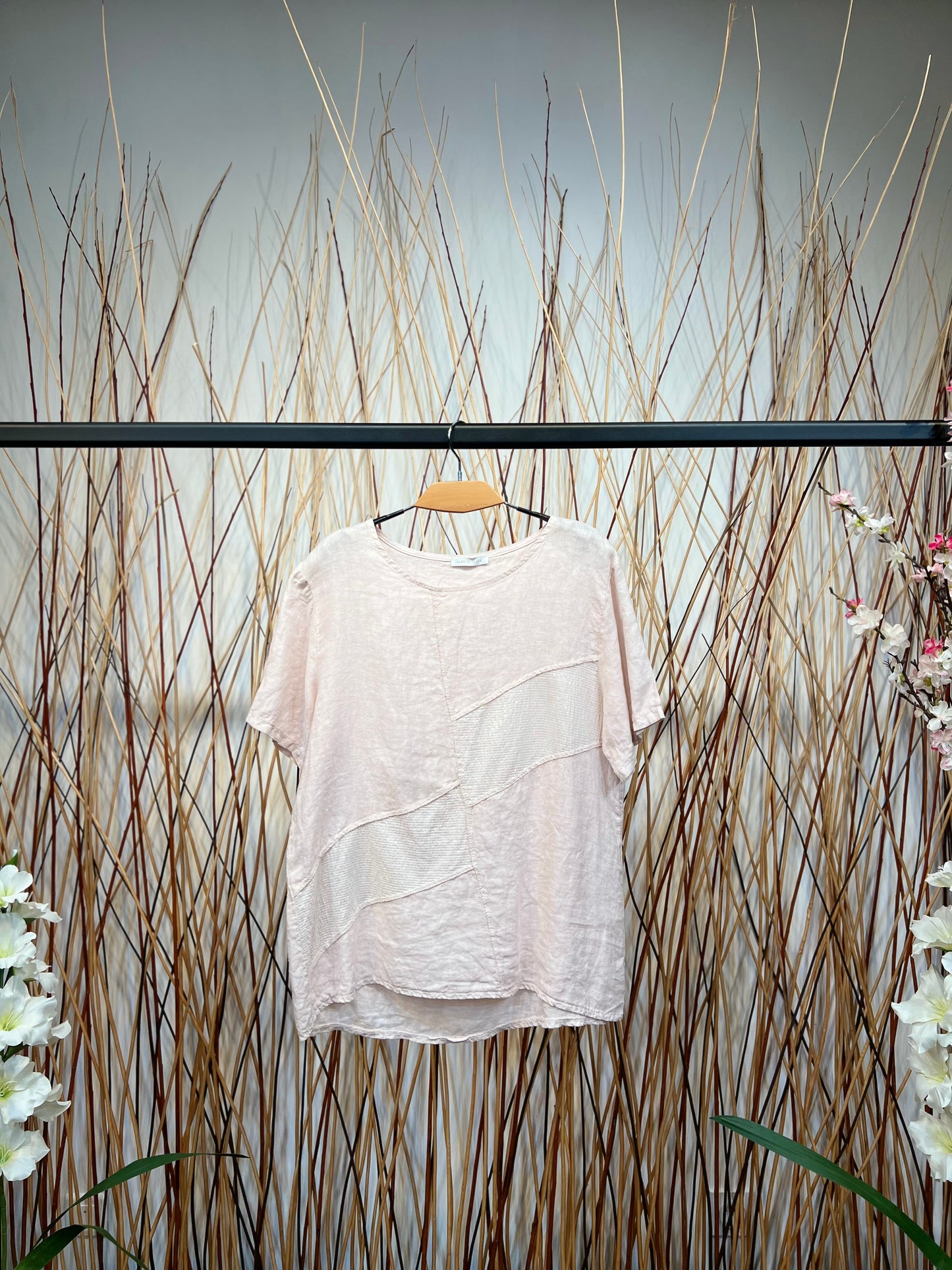 T-Shirt Col Rond 100% Lin