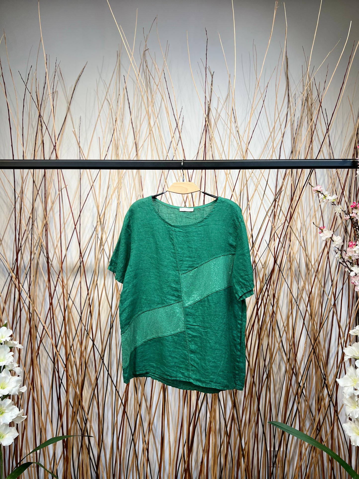 T-Shirt Col Rond 100% Lin
