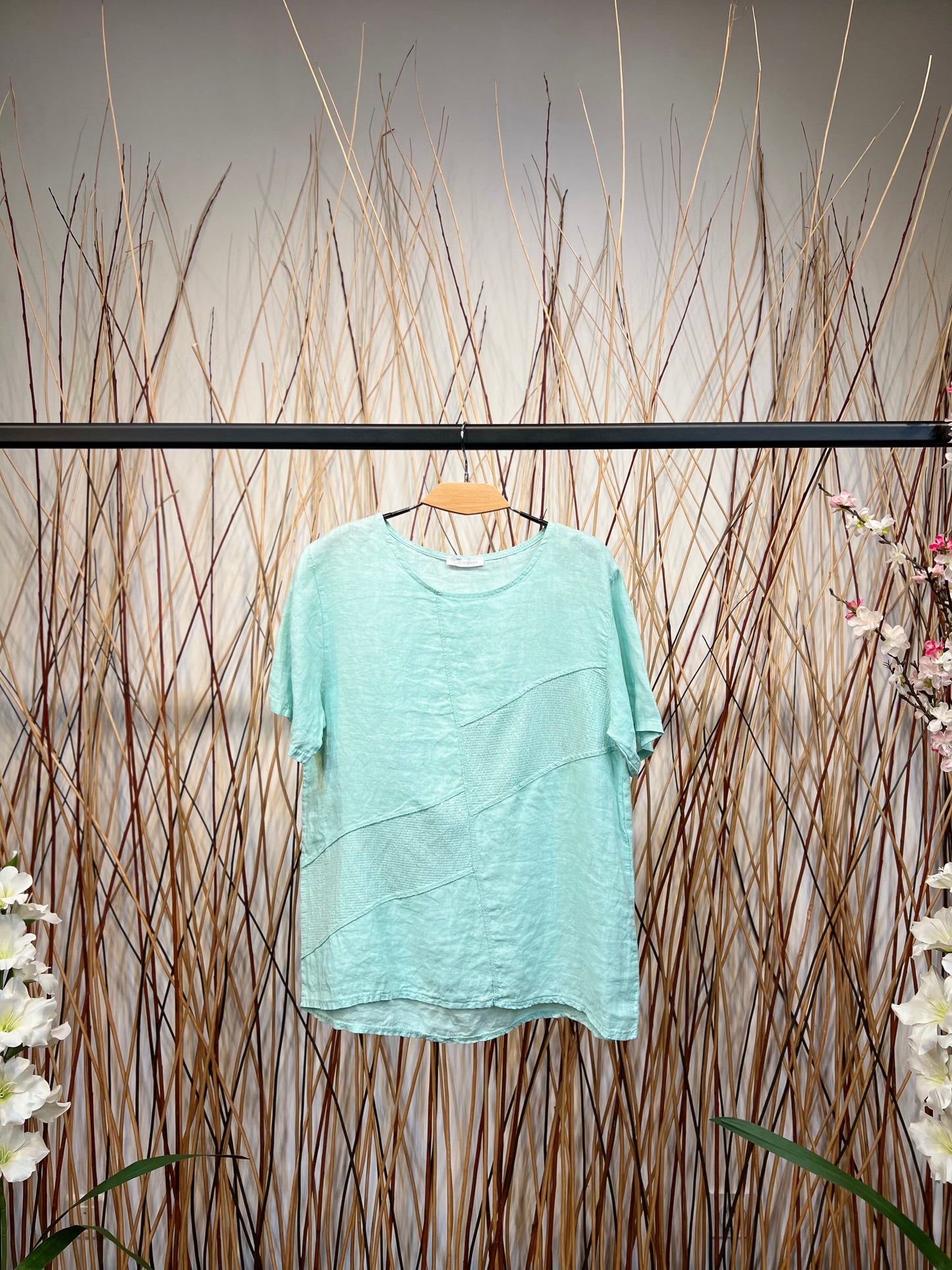 T-Shirt Col Rond 100% Lin