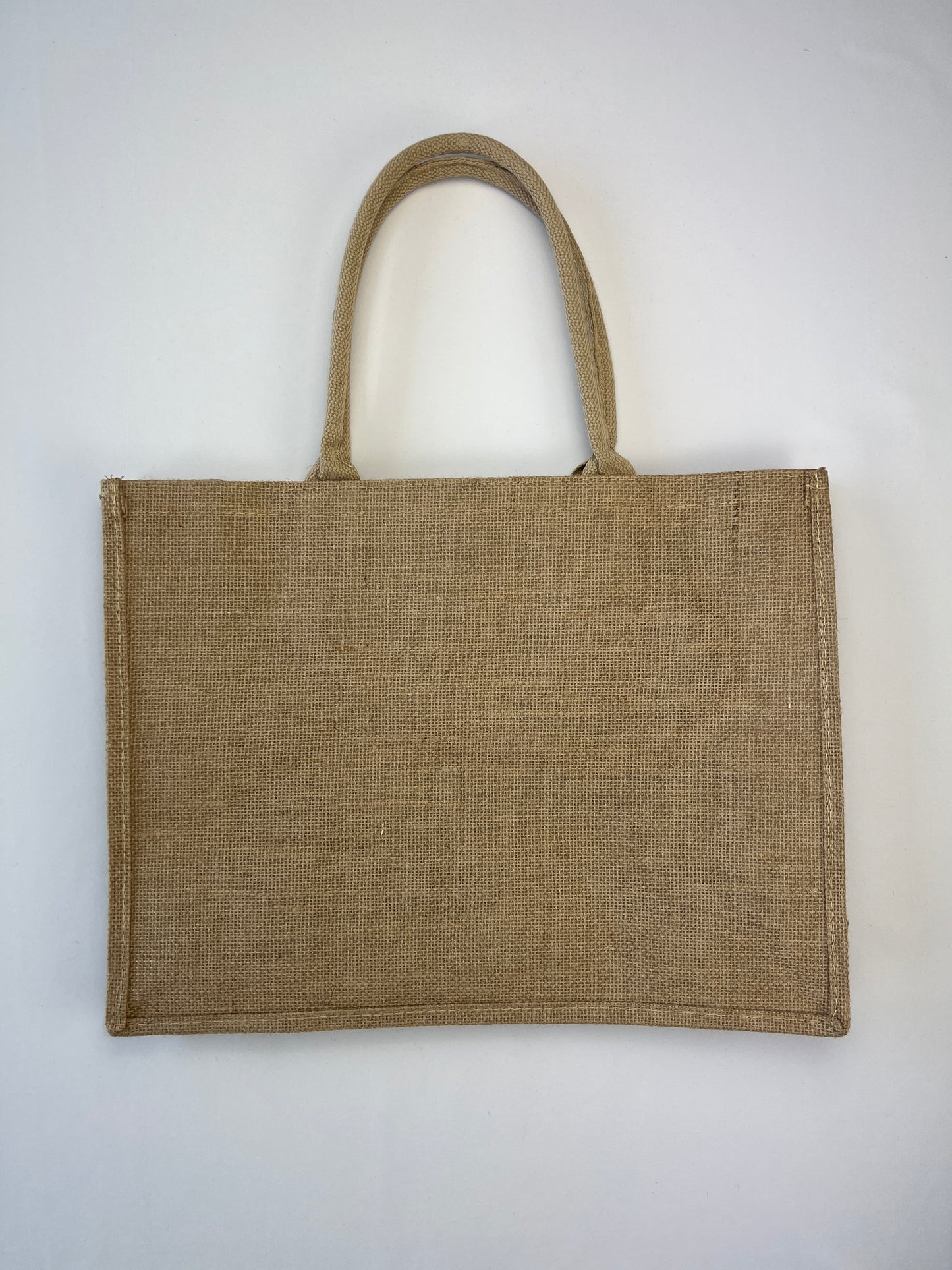 Sac Toile De Jute Poche Intérieure Motif Cachemire 100% Lin