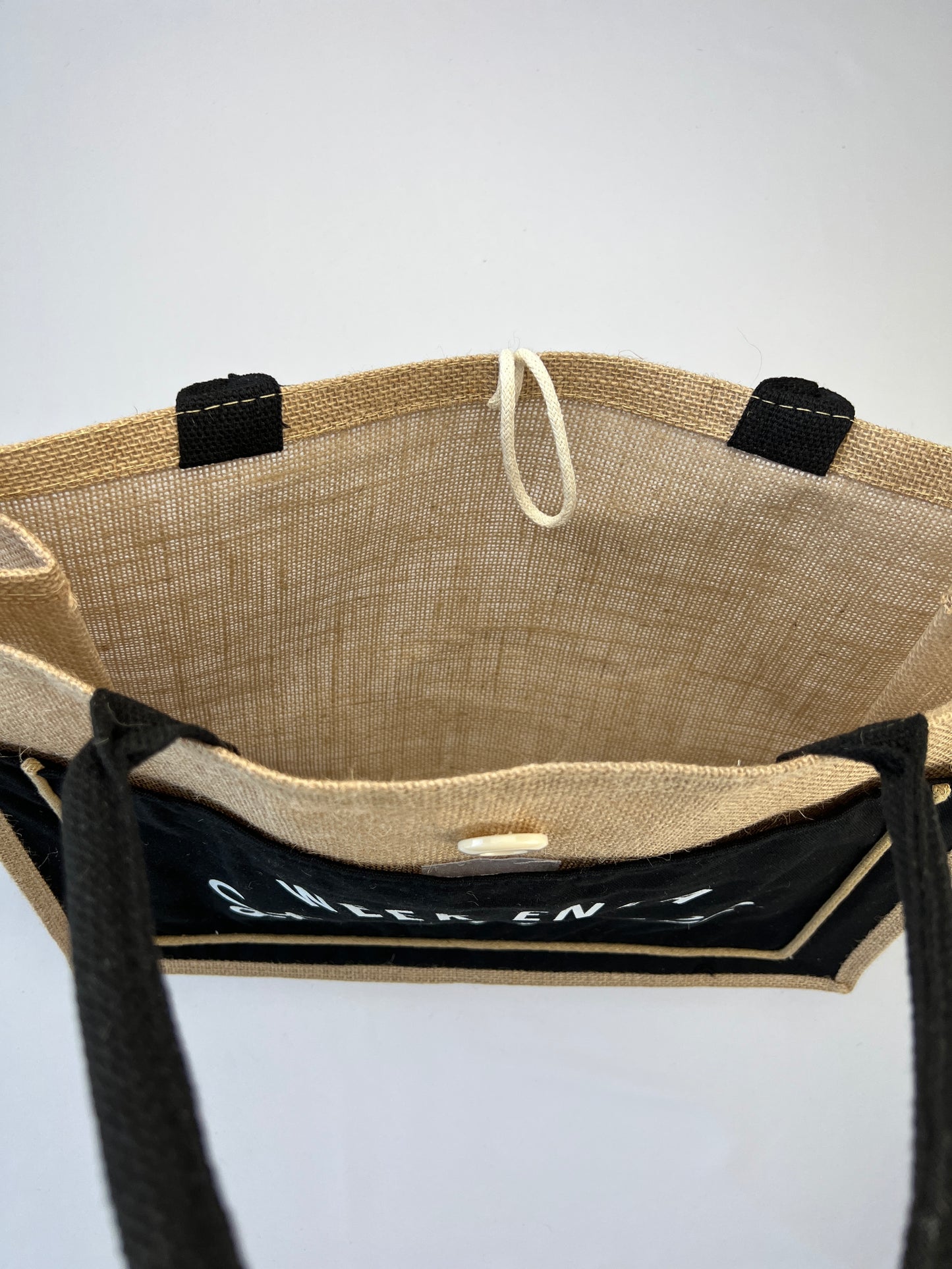 Sac Toile De Jute "Saint Tropez" 3 Cœurs à Poches 100% Lin