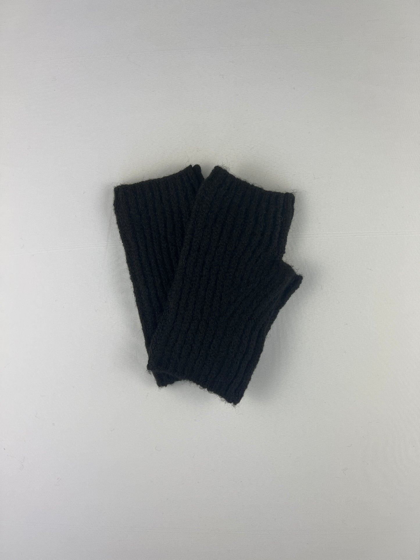 Ensemble Écharpe Bonnet Mitaines Côtelé à Franges 40% Laine