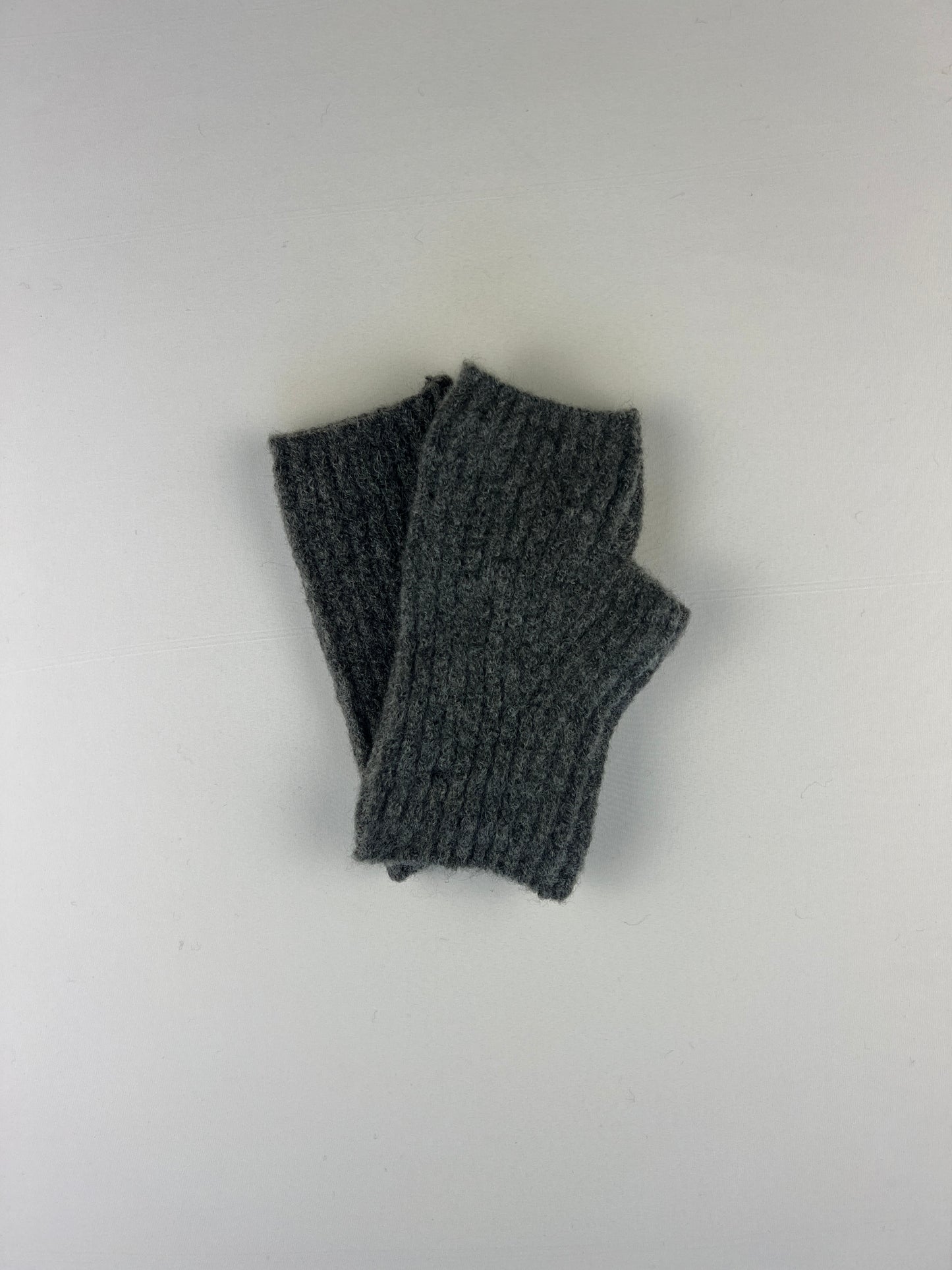 Ensemble Écharpe Bonnet Mitaines Côtelé à Franges 40% Laine