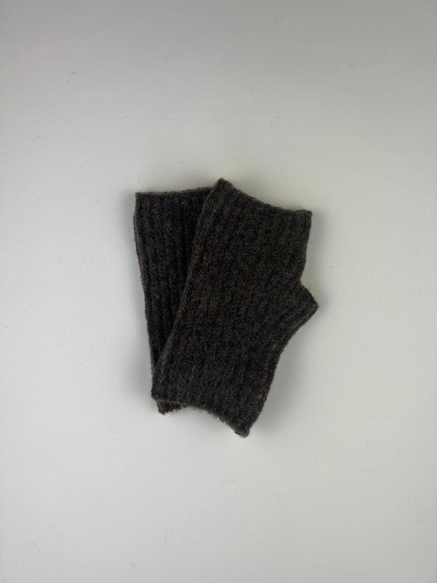 Ensemble Écharpe Bonnet Mitaines Côtelé à Franges 40% Laine