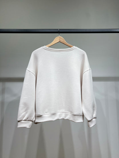 Sweater Large Stretch Confort Broderie Moumoute "Vintage"