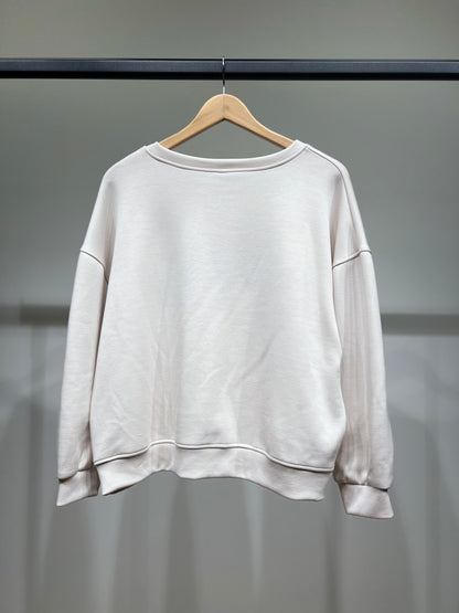 Sweater Large Stretch Confort Broderie Moumoute "Vintage"