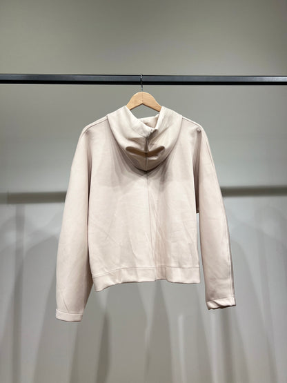 Sweat à Capuche Zippé Chiné Stretch Poches à Découdre