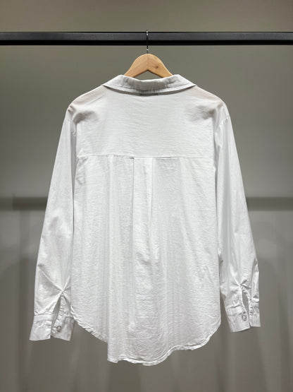 Chemise Légère Simple Stretch à Poche Poitrine 97% Coton