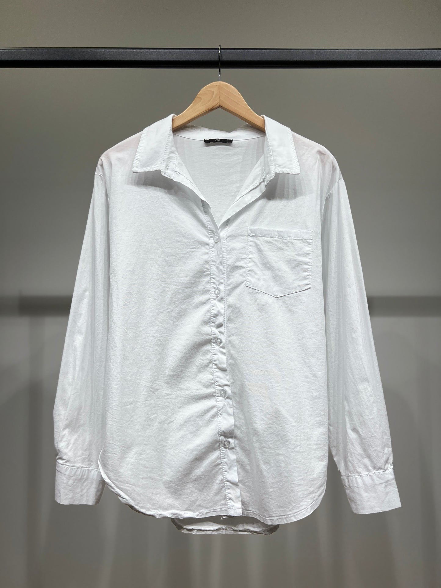 Chemise Légère Simple Stretch à Poche Poitrine 97% Coton