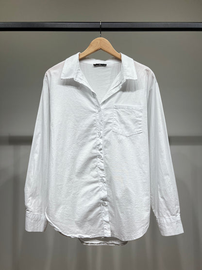Chemise Légère Simple Stretch à Poche Poitrine 97% Coton