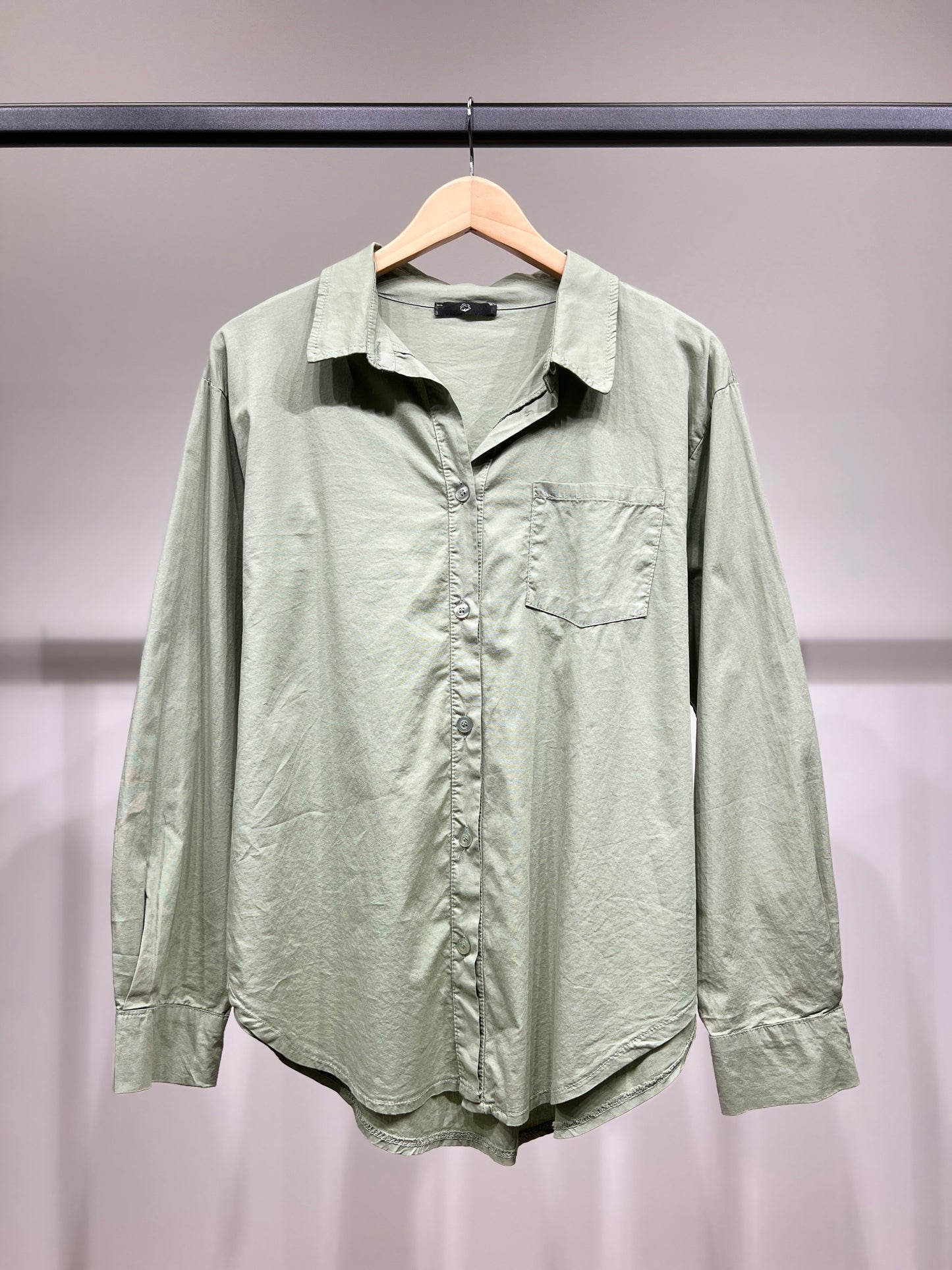 Chemise Légère Simple Stretch à Poche Poitrine 97% Coton