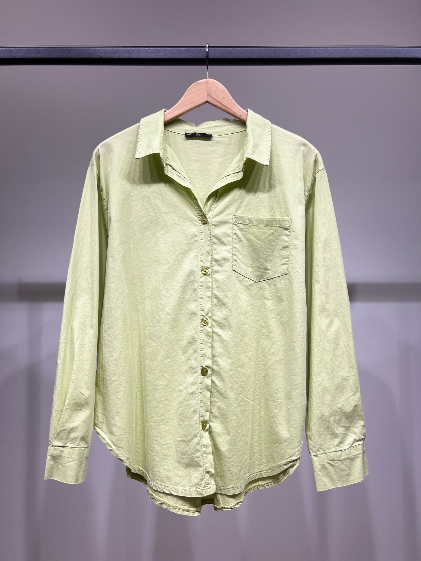 Chemise Légère Simple Stretch à Poche Poitrine 97% Coton