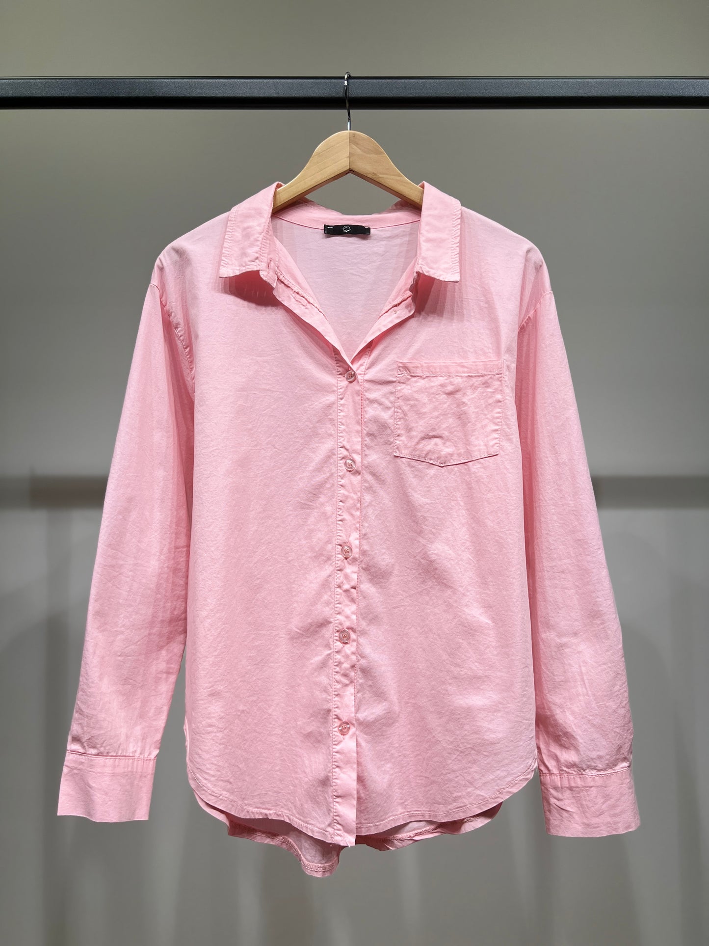 Chemise Légère Simple Stretch à Poche Poitrine 97% Coton