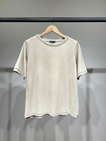 T-Shirt Stretch Manche Courte Délavé 95% Coton