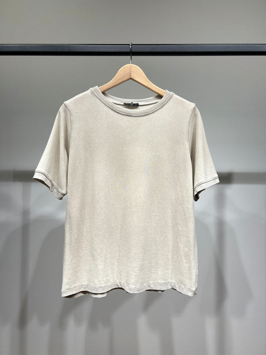 T-Shirt Stretch Manche Courte Délavé 95% Coton