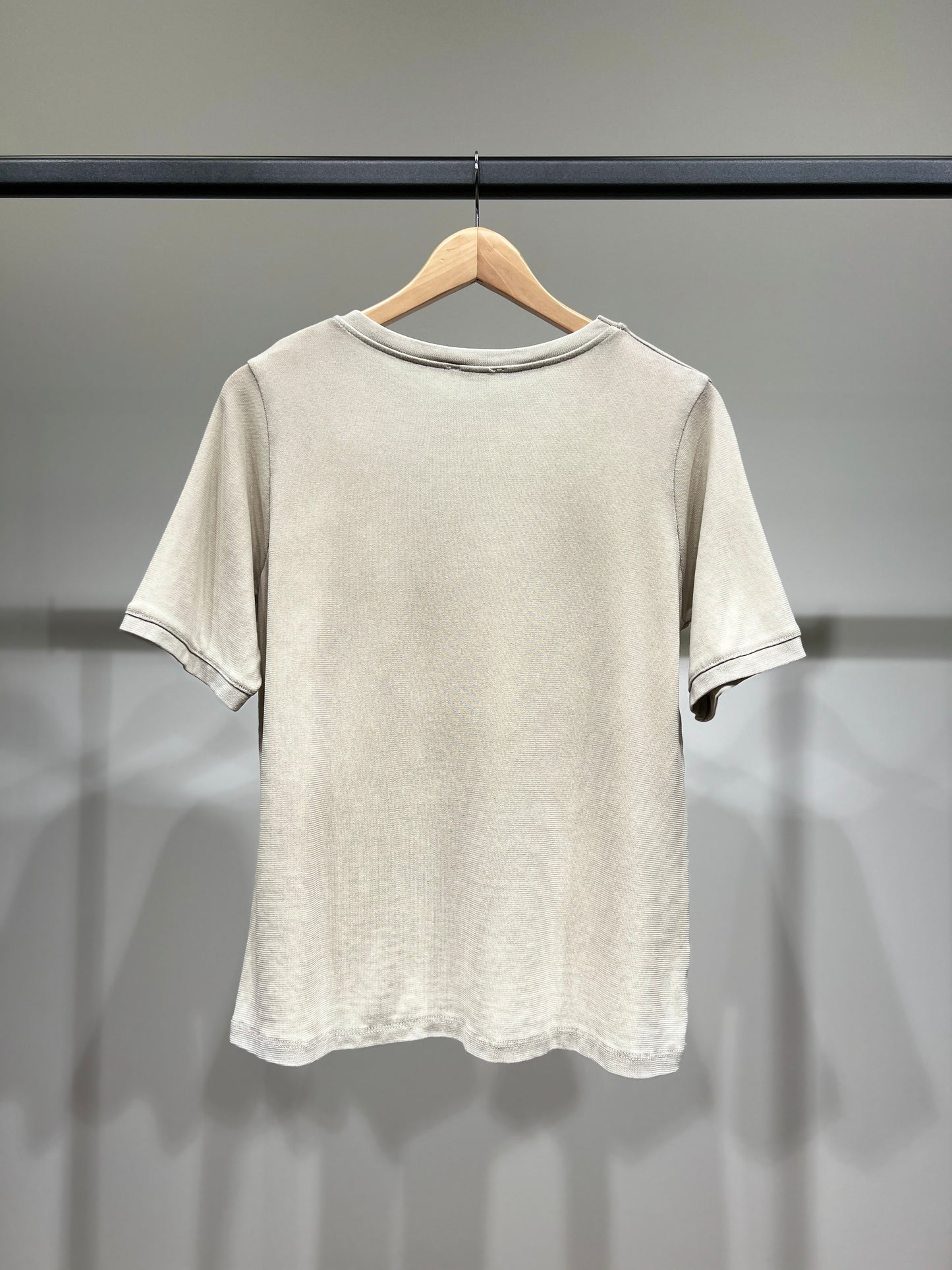 T-Shirt Stretch Manche Courte Délavé 95% Coton