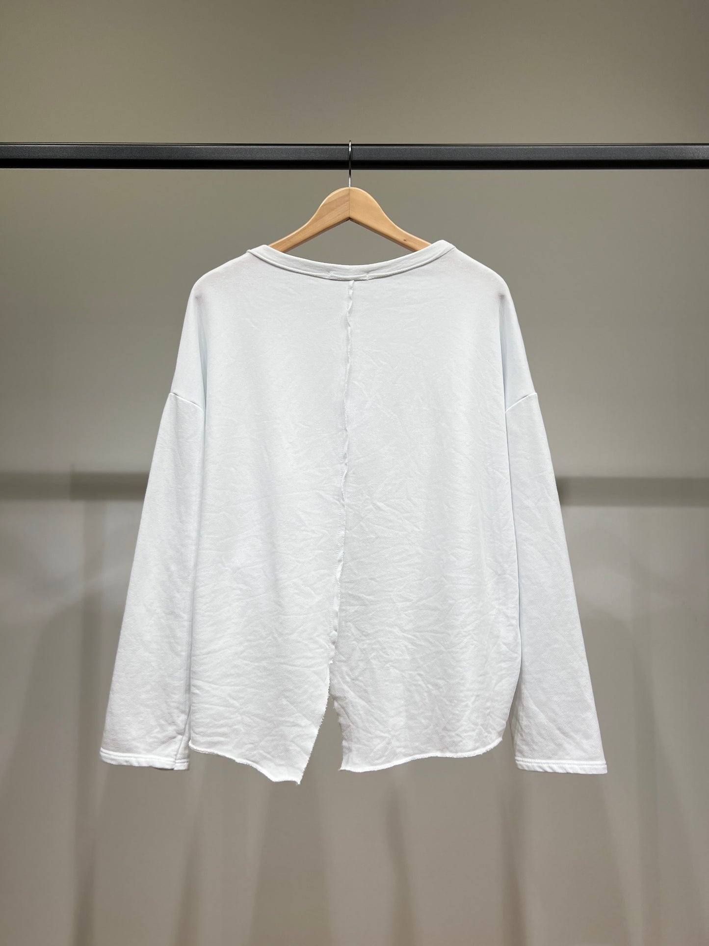 Pull Large Col Rond Décoration Florale 70% Coton