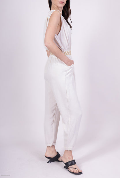 Robe Maxi Cache Cœur avec Ceinture