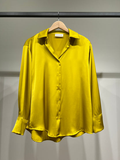 Chemise Simple Fluide Satiné Boutonnée