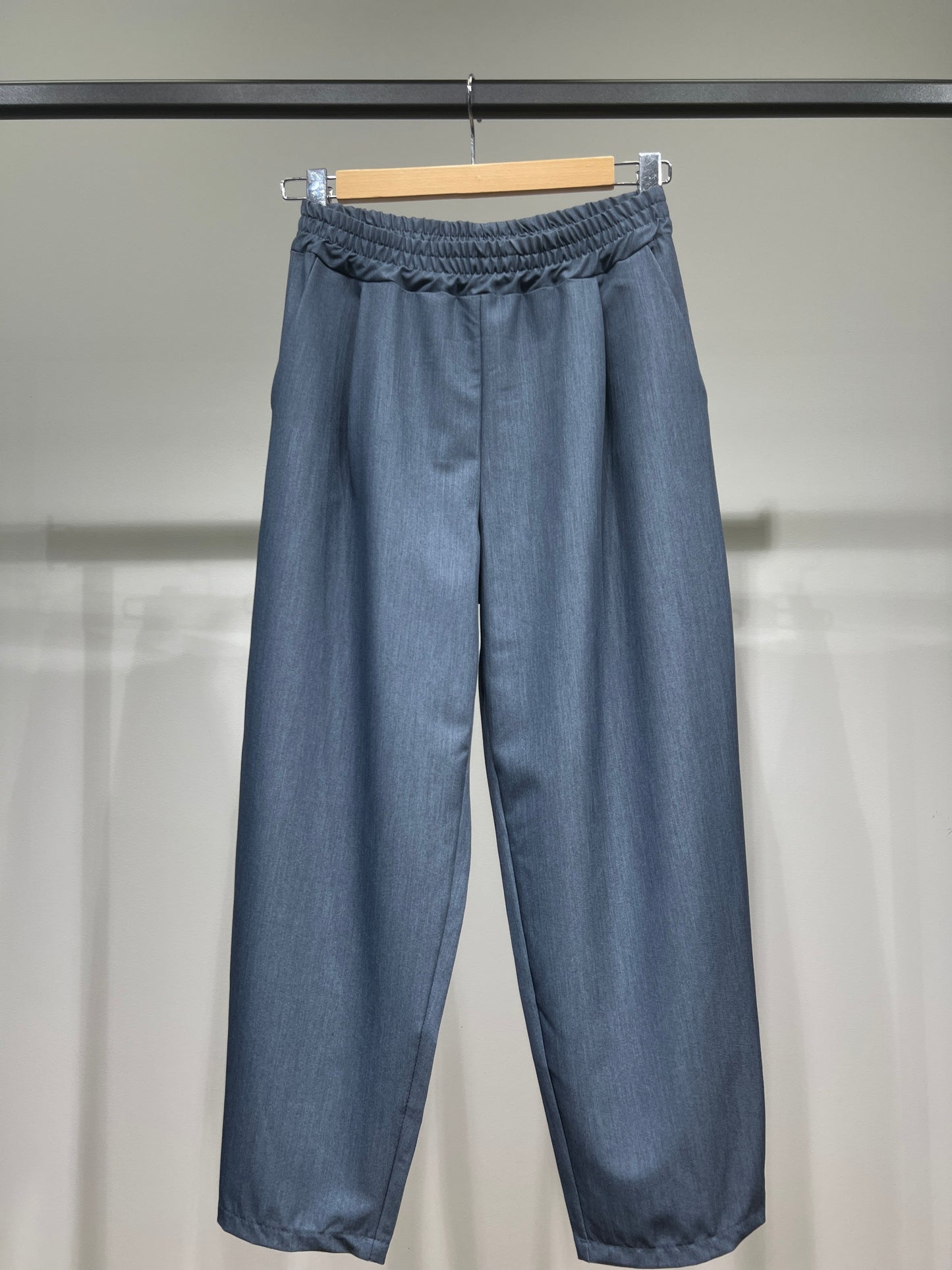 Pantalon Fluide Coupe 7/8 Taille Élastique Poches