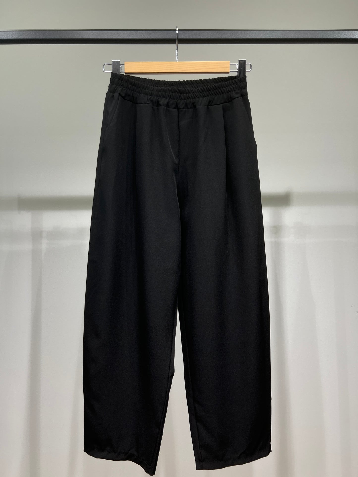 Pantalon Fluide Coupe 7/8 Taille Élastique Poches