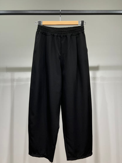 Pantalon Fluide Coupe 7/8 Taille Élastique Poches