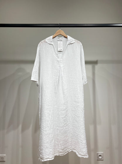 3/4 Sleeve V-Neck Tunic with Pockets 100% Linen