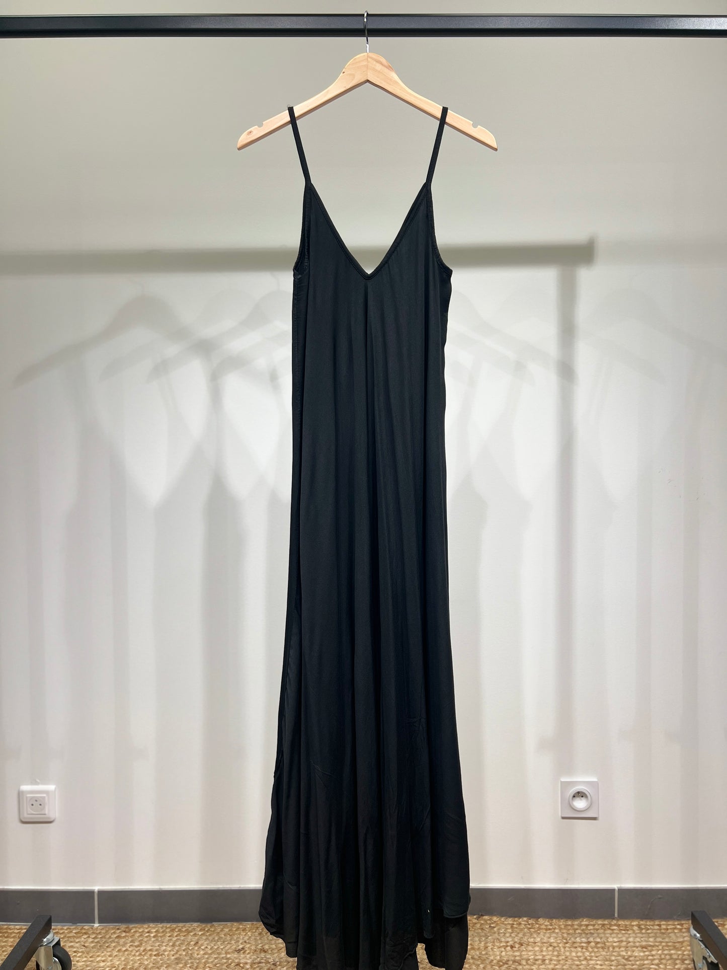 Robe Maxi Bretelle Fine 100% Viscose