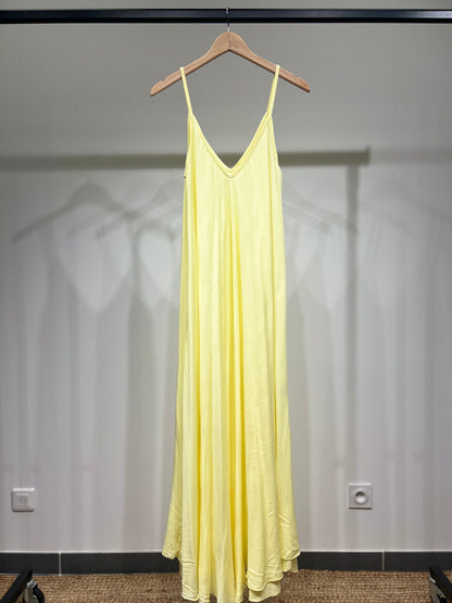 Robe Maxi Bretelle Fine 100% Viscose