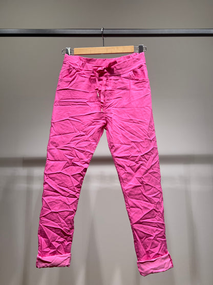 Stretch Viscose Drawstring Jeggings
