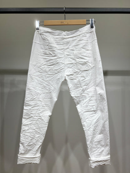 Stretch Viscose Drawstring Jeggings