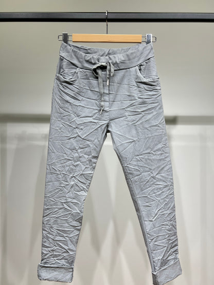 Stretch Viscose Drawstring Jeggings