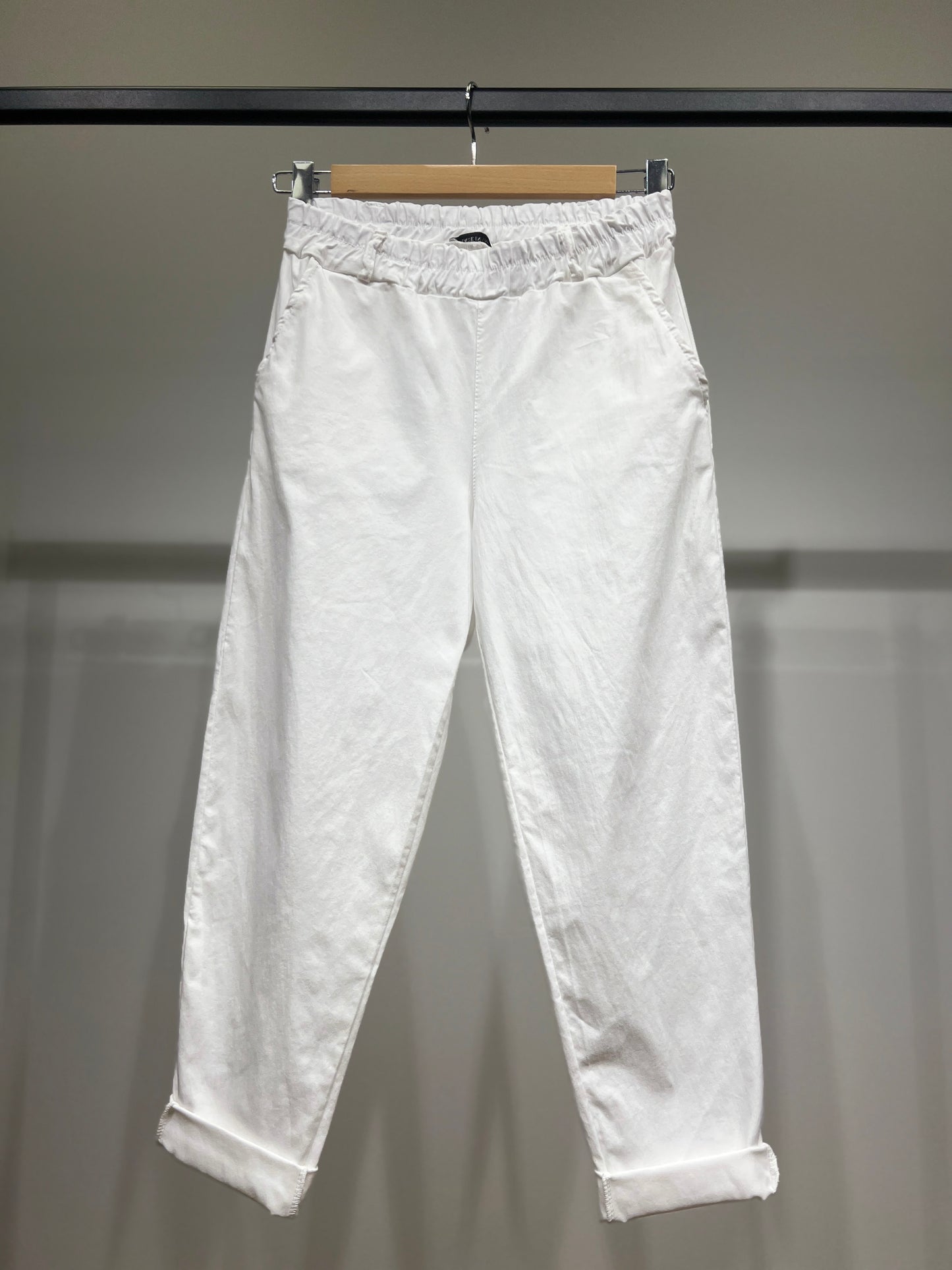 Pantalon Jegging Taille Élastique Coupe Ballon 95% Viscose