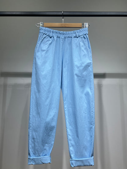 Pantalon Jegging Taille Élastique Coupe Ballon 95% Viscose