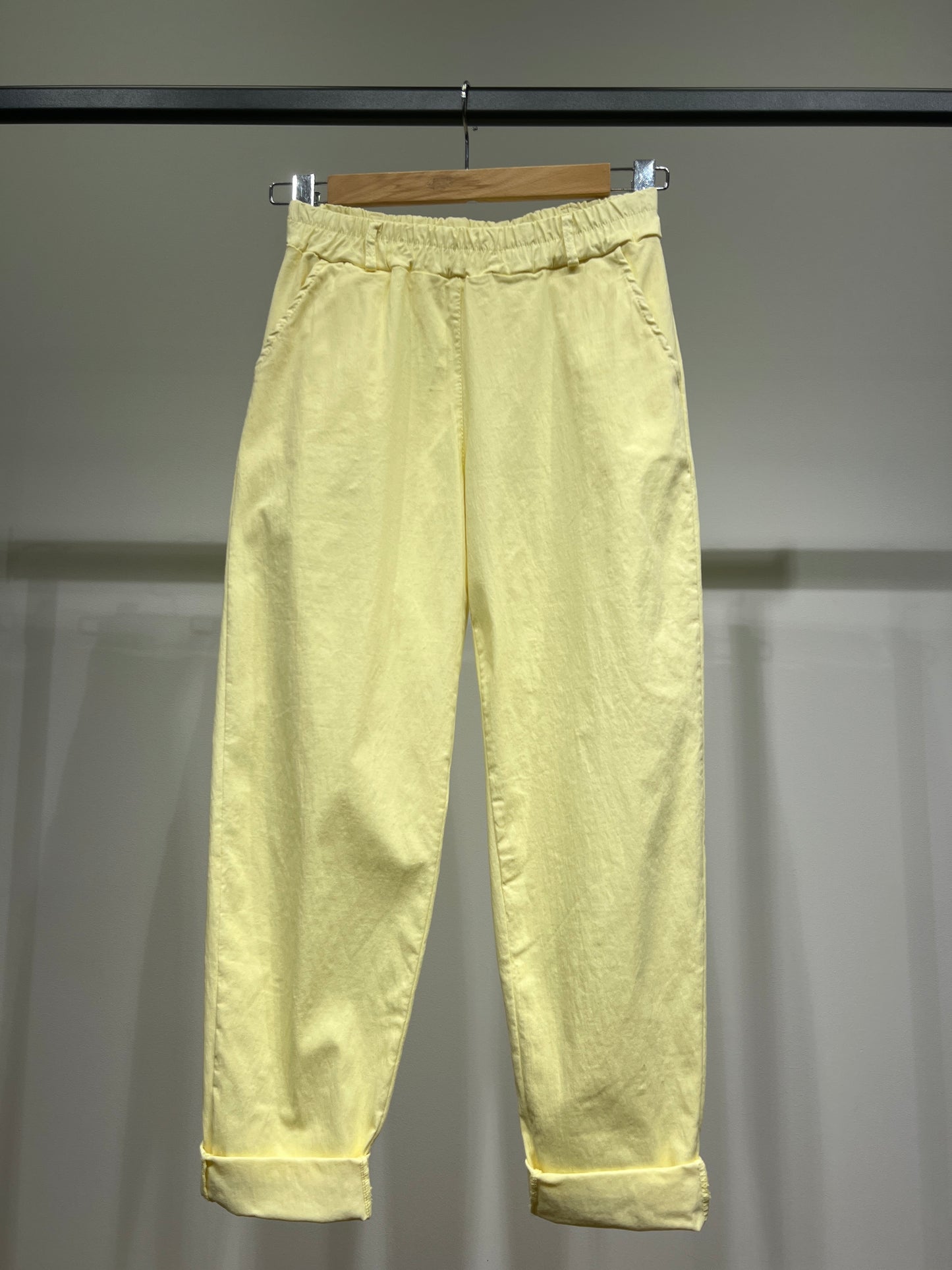 Pantalon Jegging Taille Élastique Coupe Ballon 95% Viscose