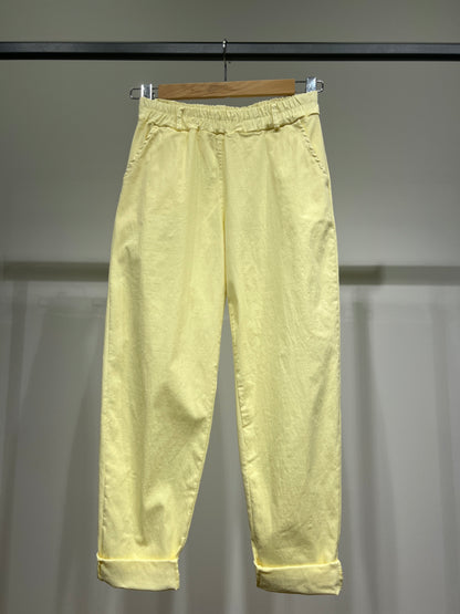 Pantalon Jegging Taille Élastique Coupe Ballon 95% Viscose
