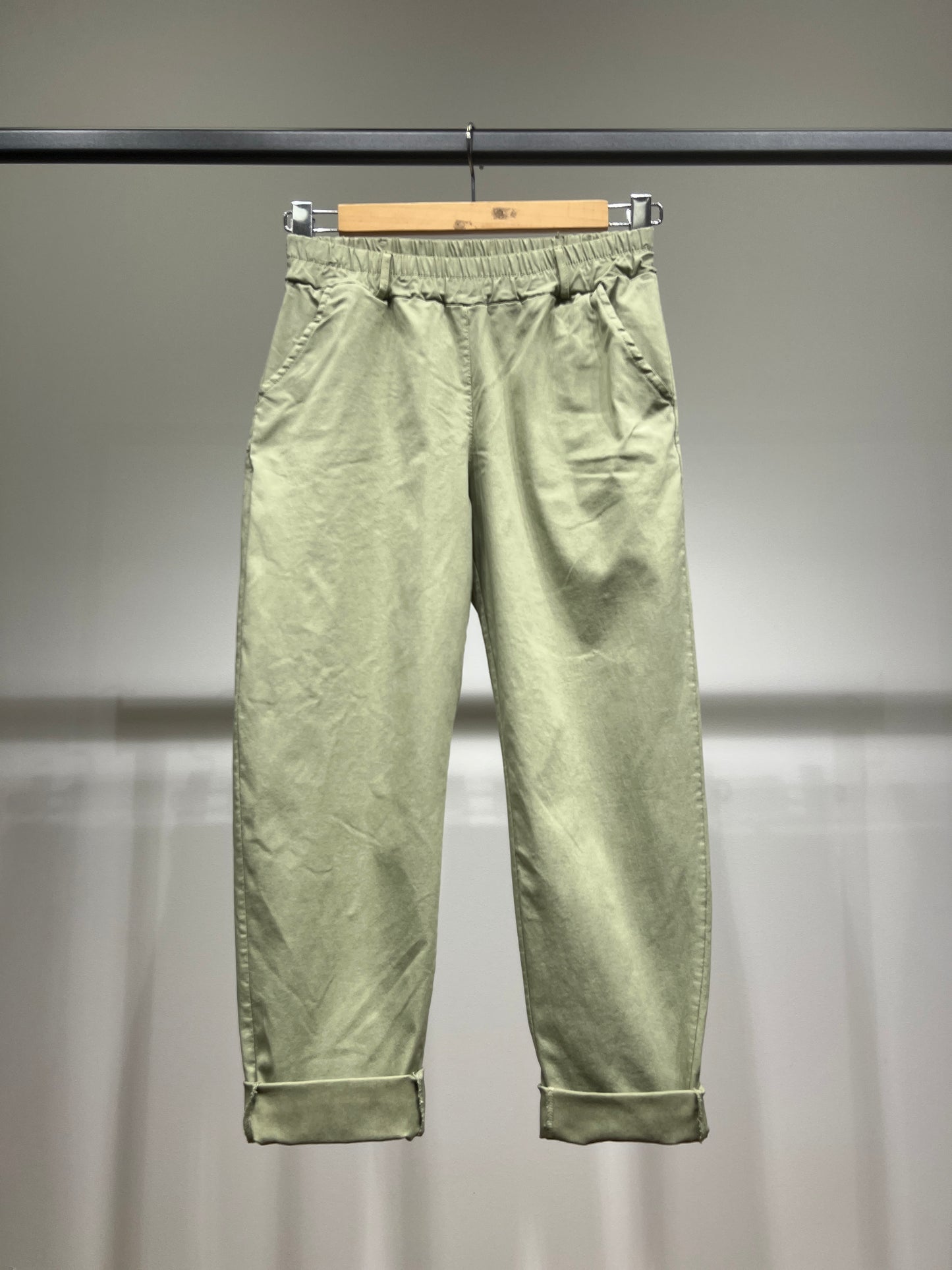 Pantalon Jegging Taille Élastique Coupe Ballon 95% Viscose