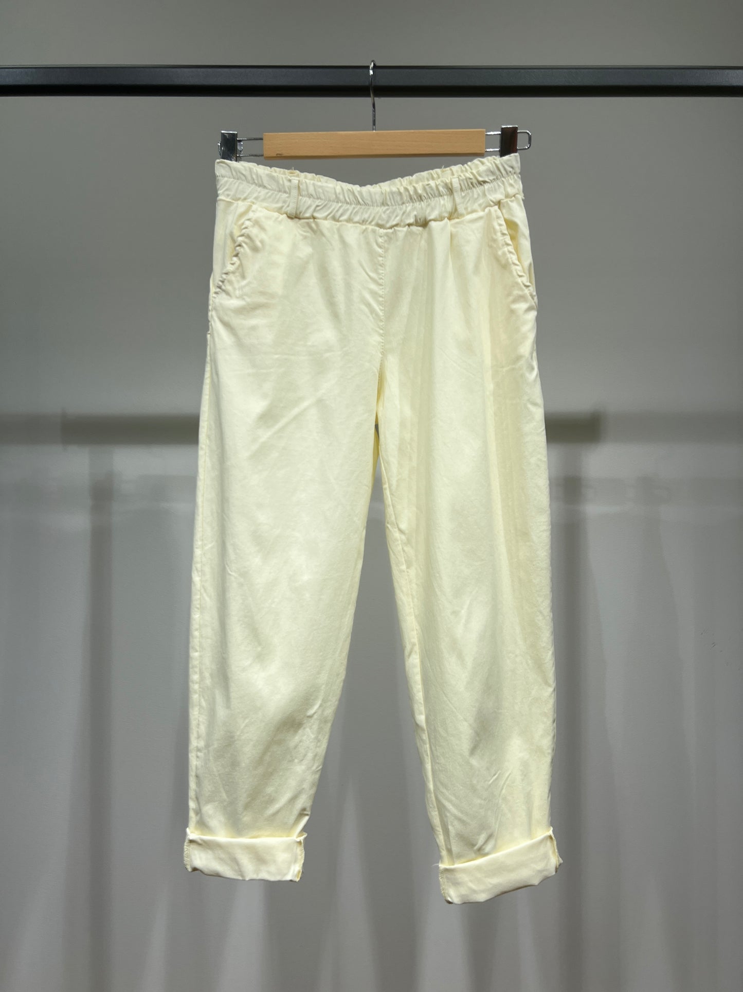 Pantalon Jegging Taille Élastique Coupe Ballon 95% Viscose
