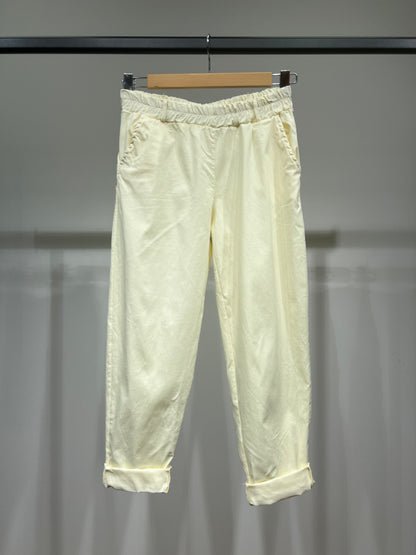 Pantalon Jegging Taille Élastique Coupe Ballon 95% Viscose