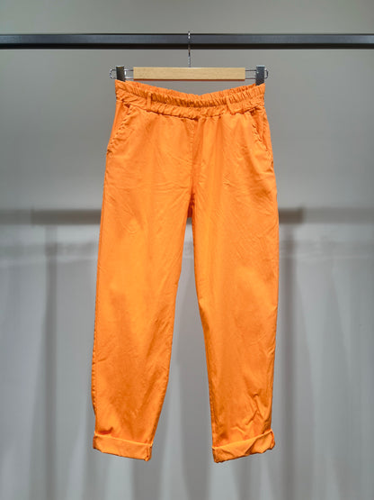 Pantalon Jegging Taille Élastique Coupe Ballon 95% Viscose